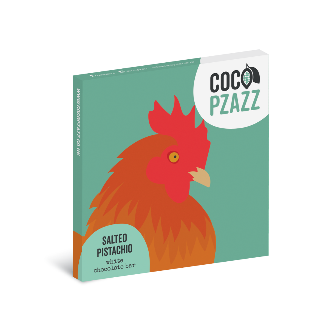 Salted Pistachio with White Chocolate | Coco Pzazz