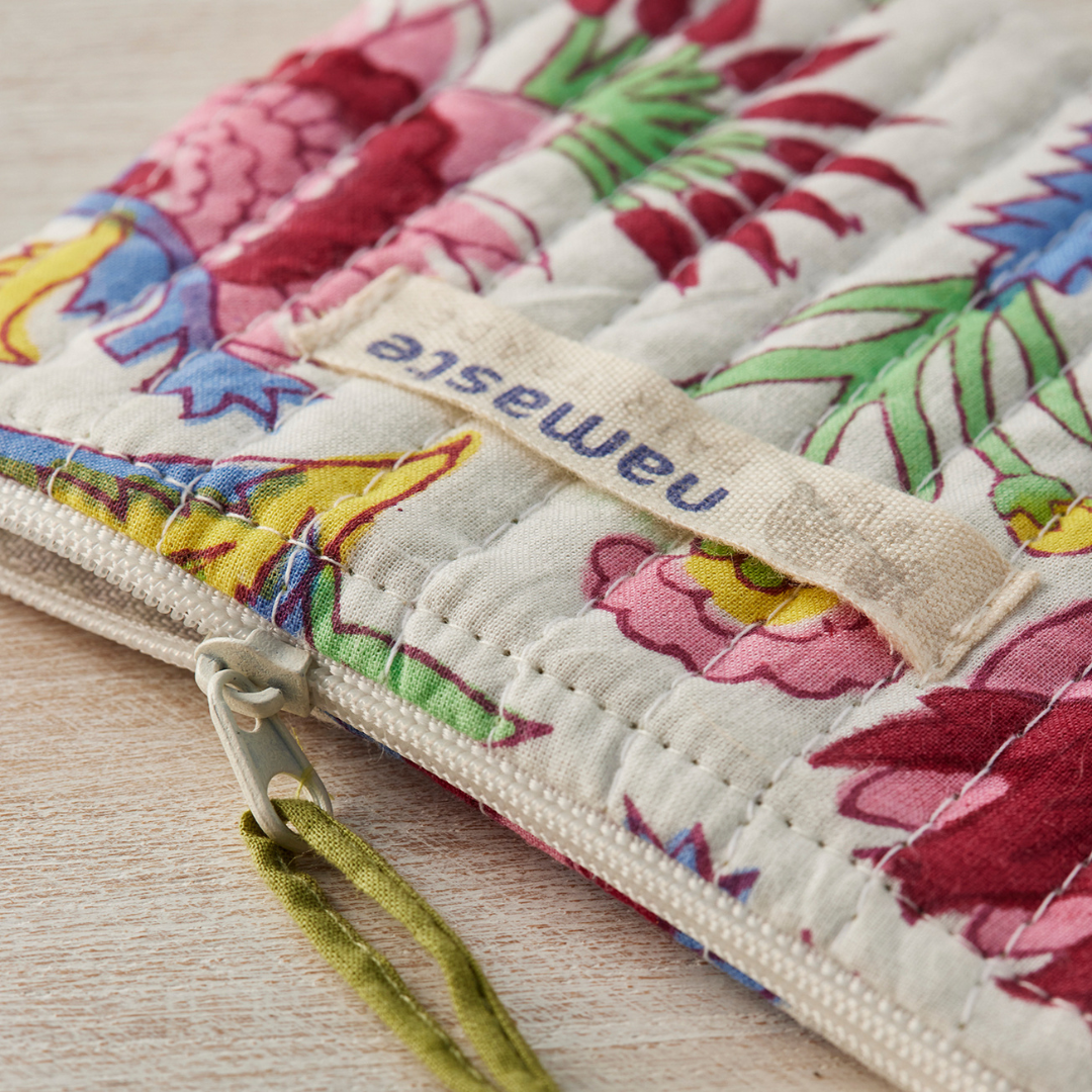 Shvanthi Block Print coin purse | Namaste