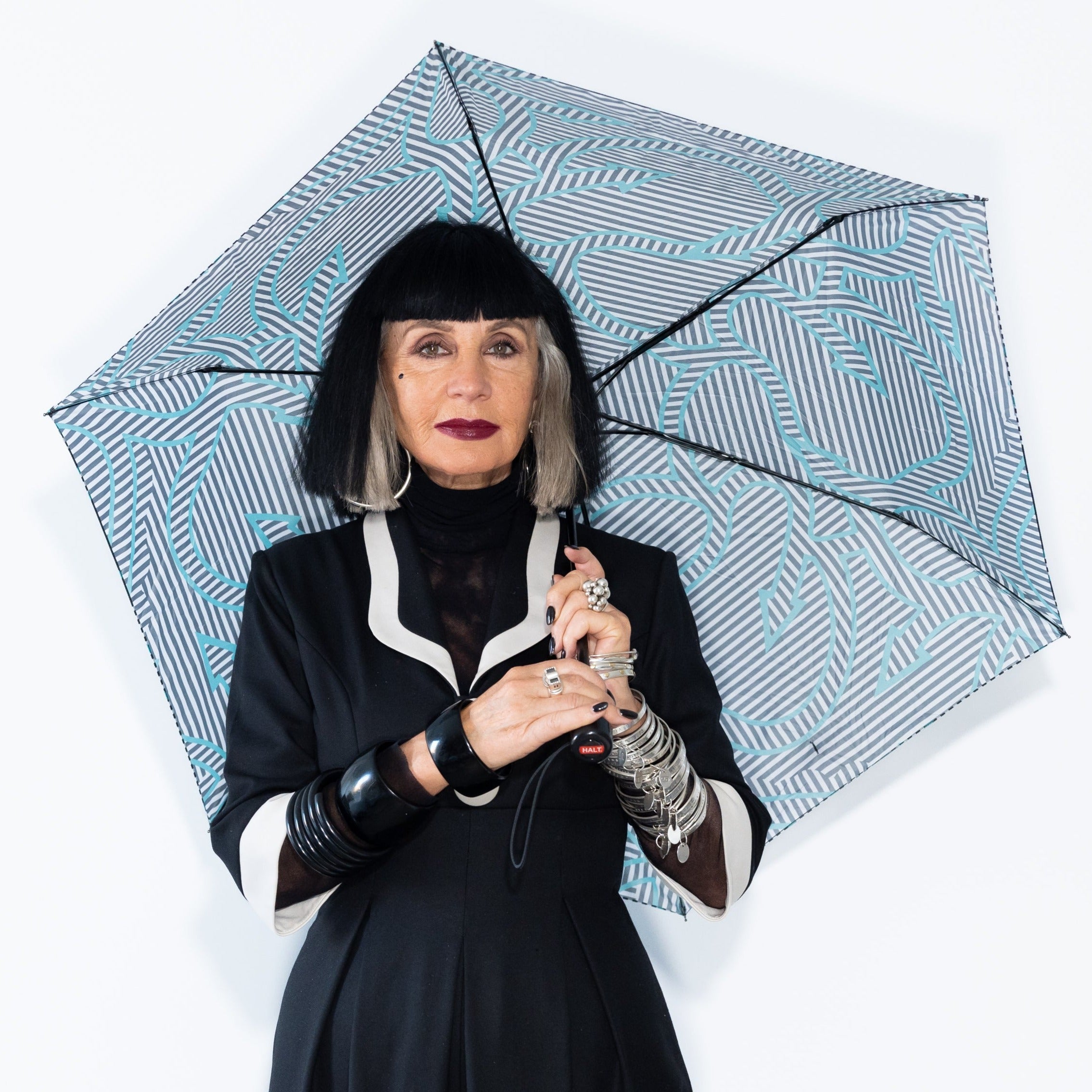 Sue Timney- Dark Heart Umbrella