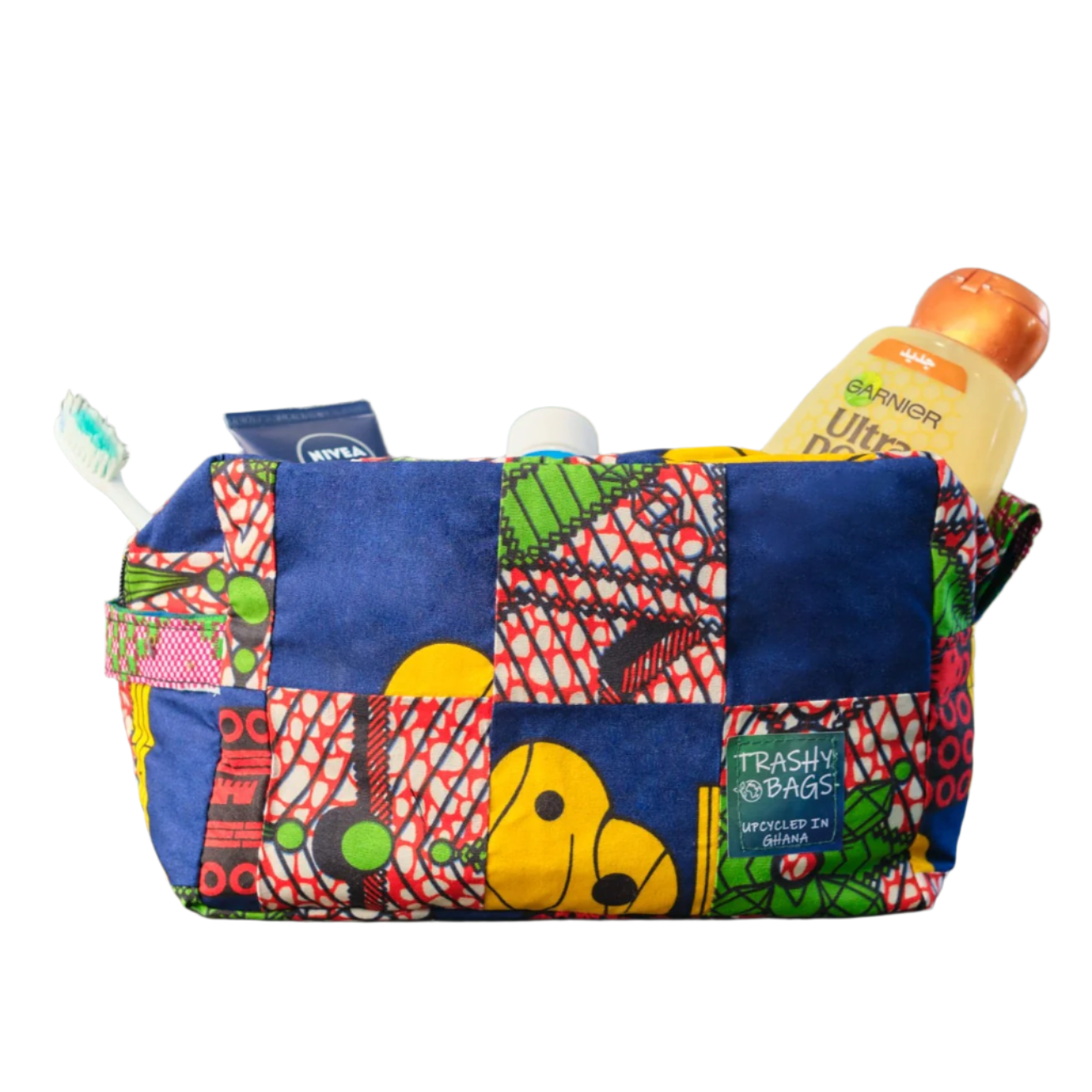 Trashy Bags Africa Recycled Fabric Make Up Wash Bag