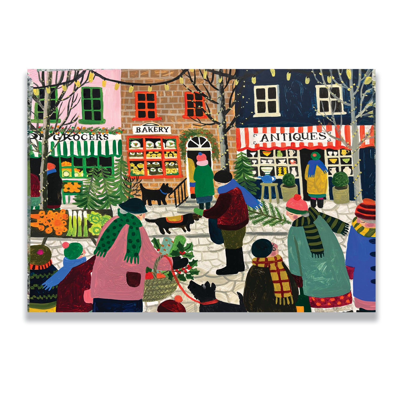 Village Stores | Pack of 10 charity Christmas cards with envelopes