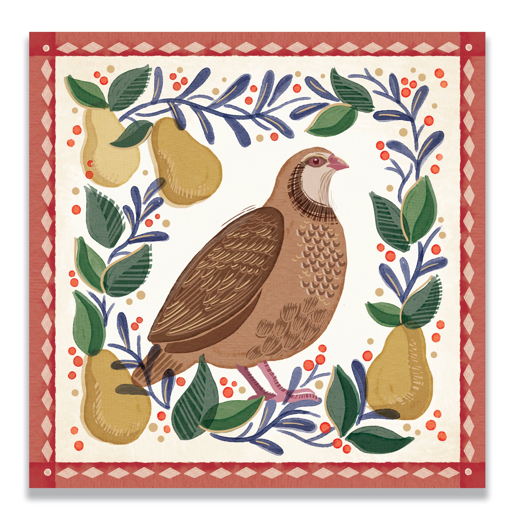 Partridge | Pack of 10 charity Christmas cards with envelopes