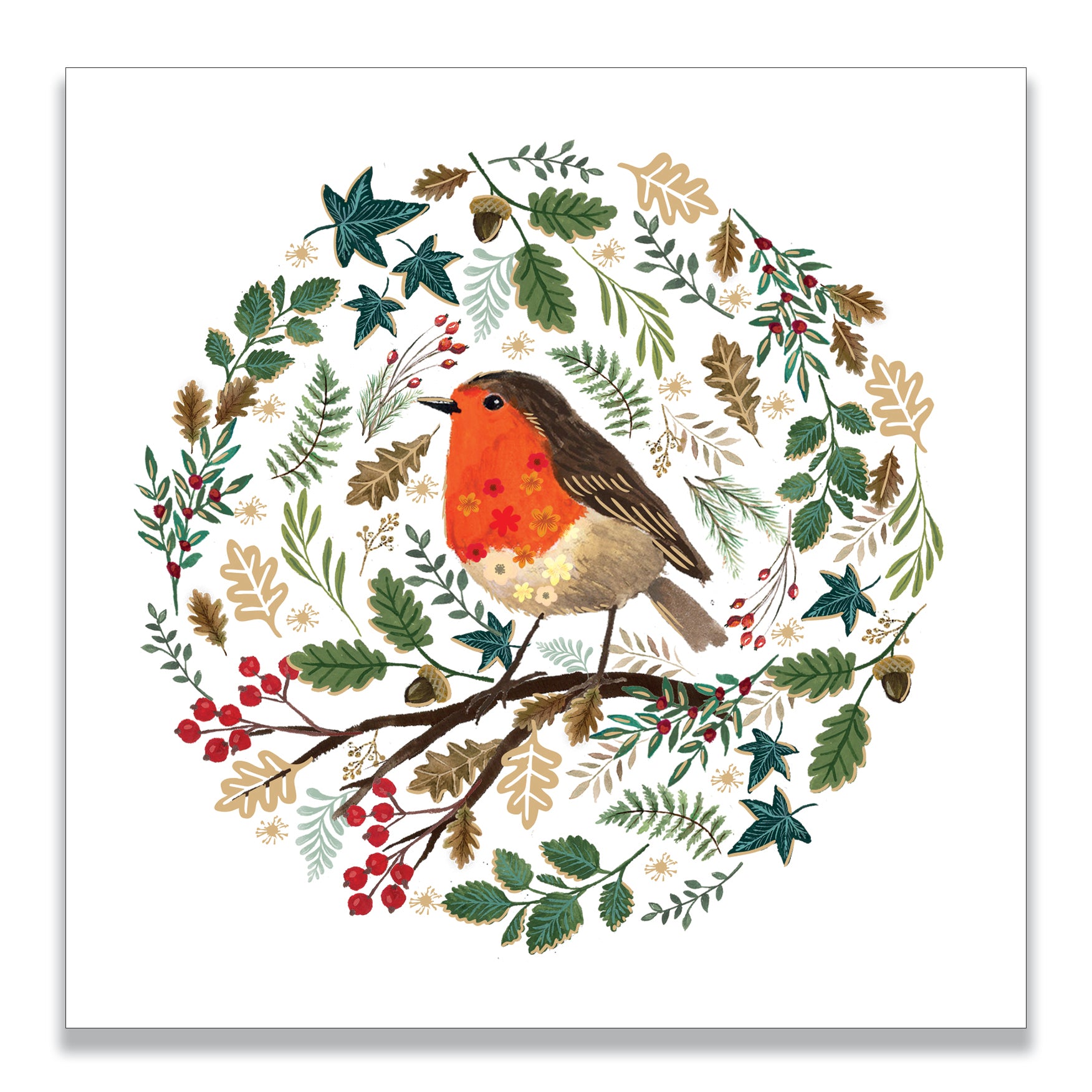 Round Robin | Pack of 10 charity Christmas cards with envelopes