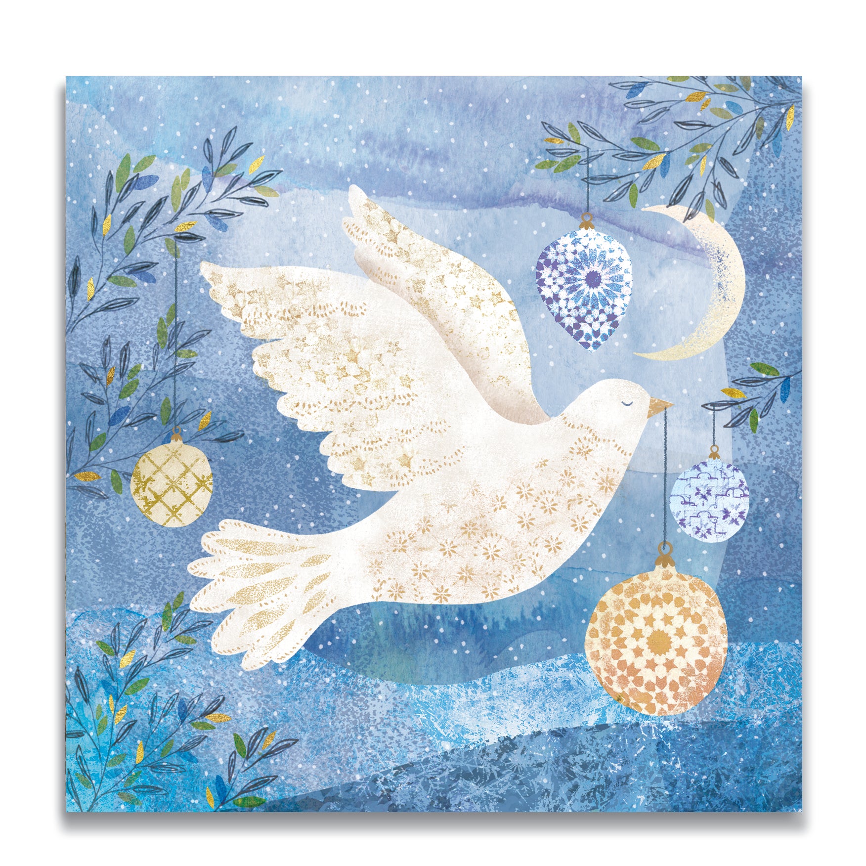 Dove | Pack of 10 charity Christmas cards with envelopes