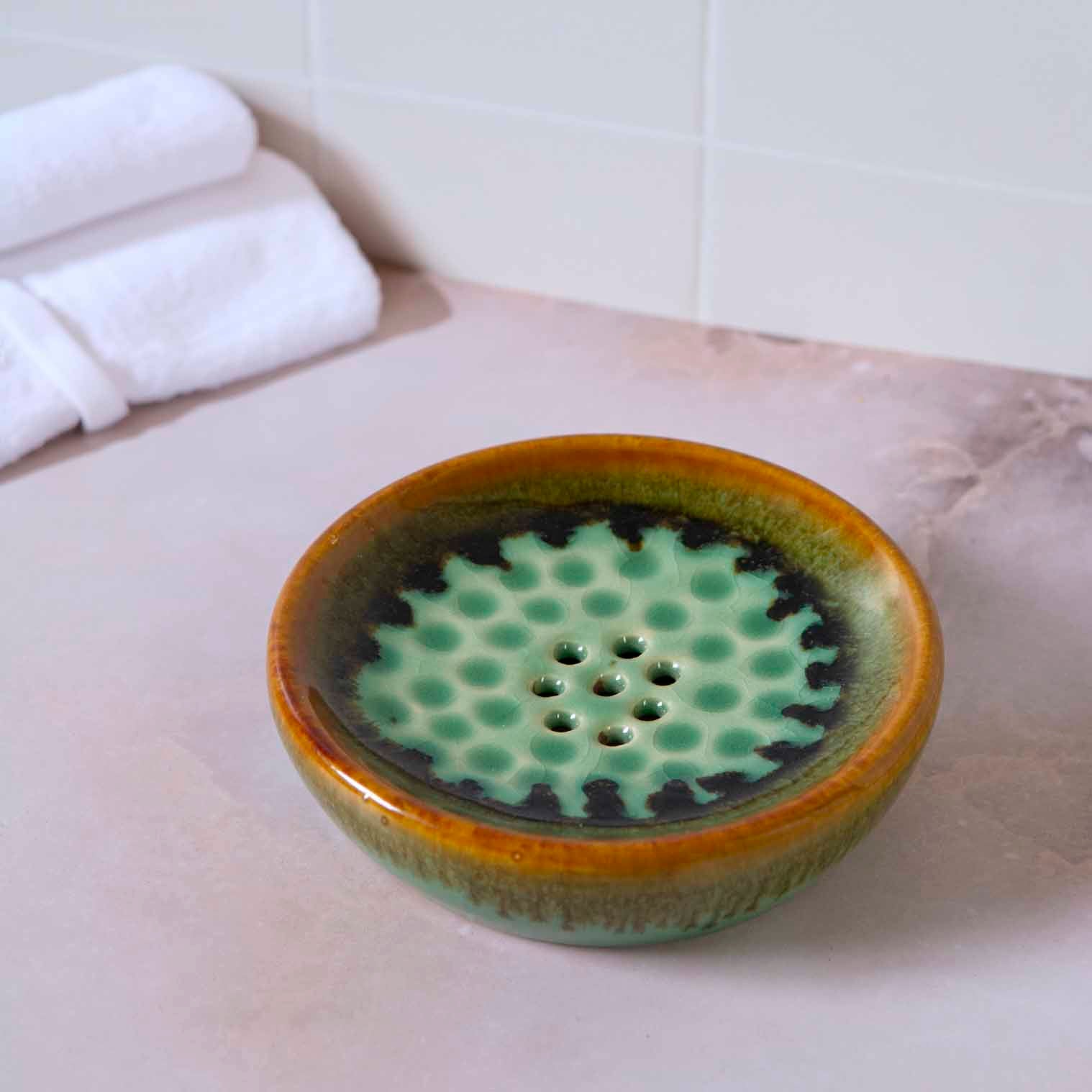 Sea Green Soap Dish