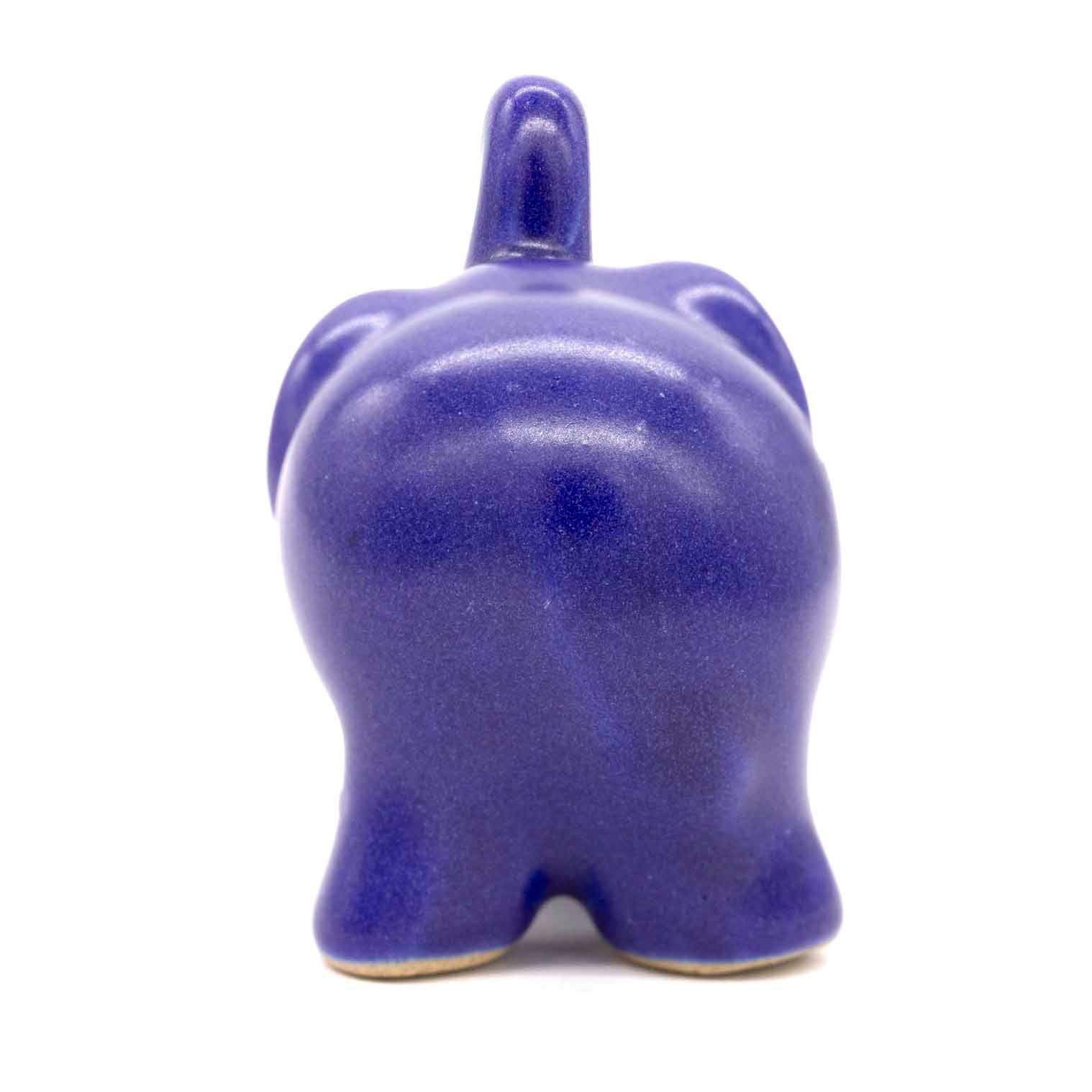 Blue | Elephant incense holder