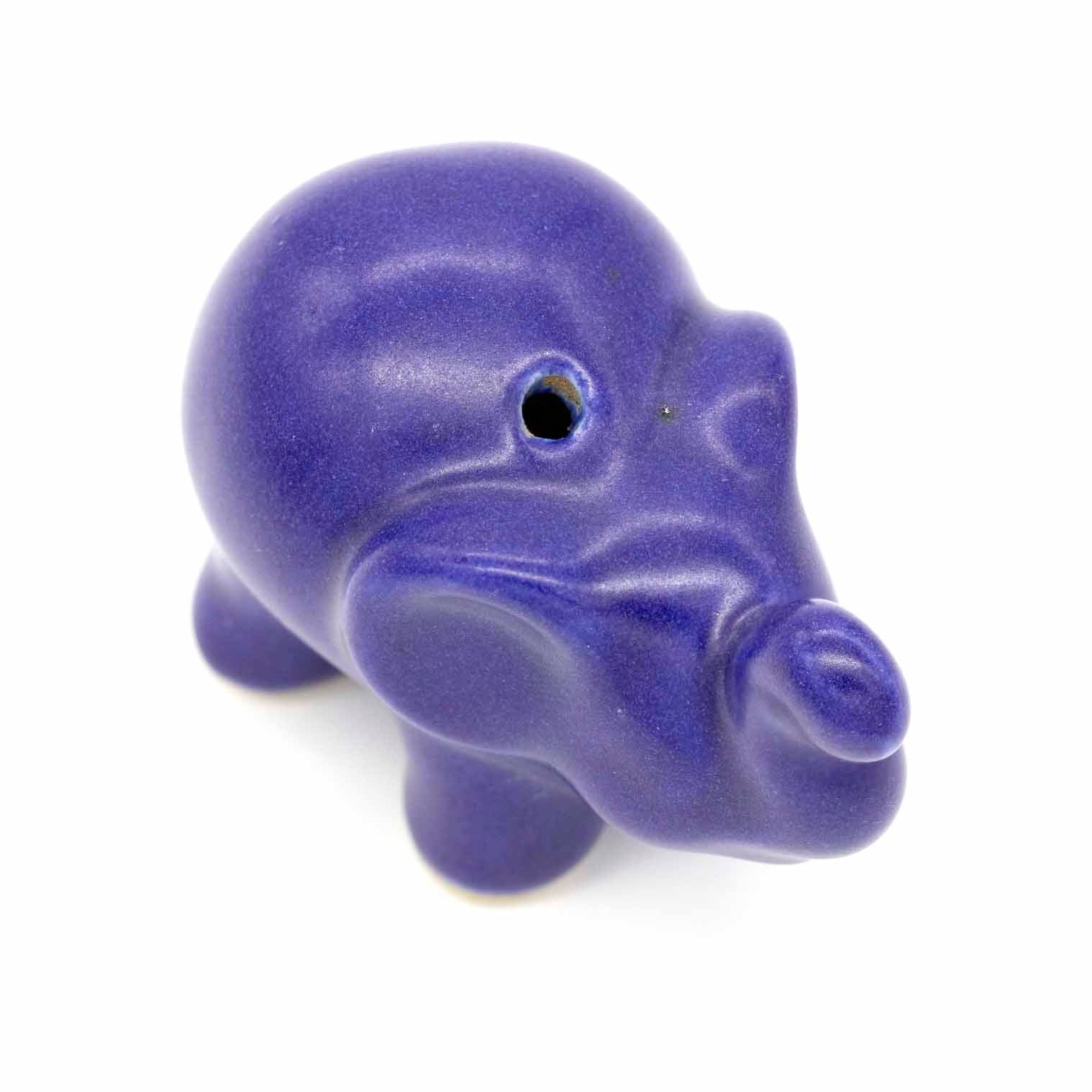 Blue | Elephant incense holder