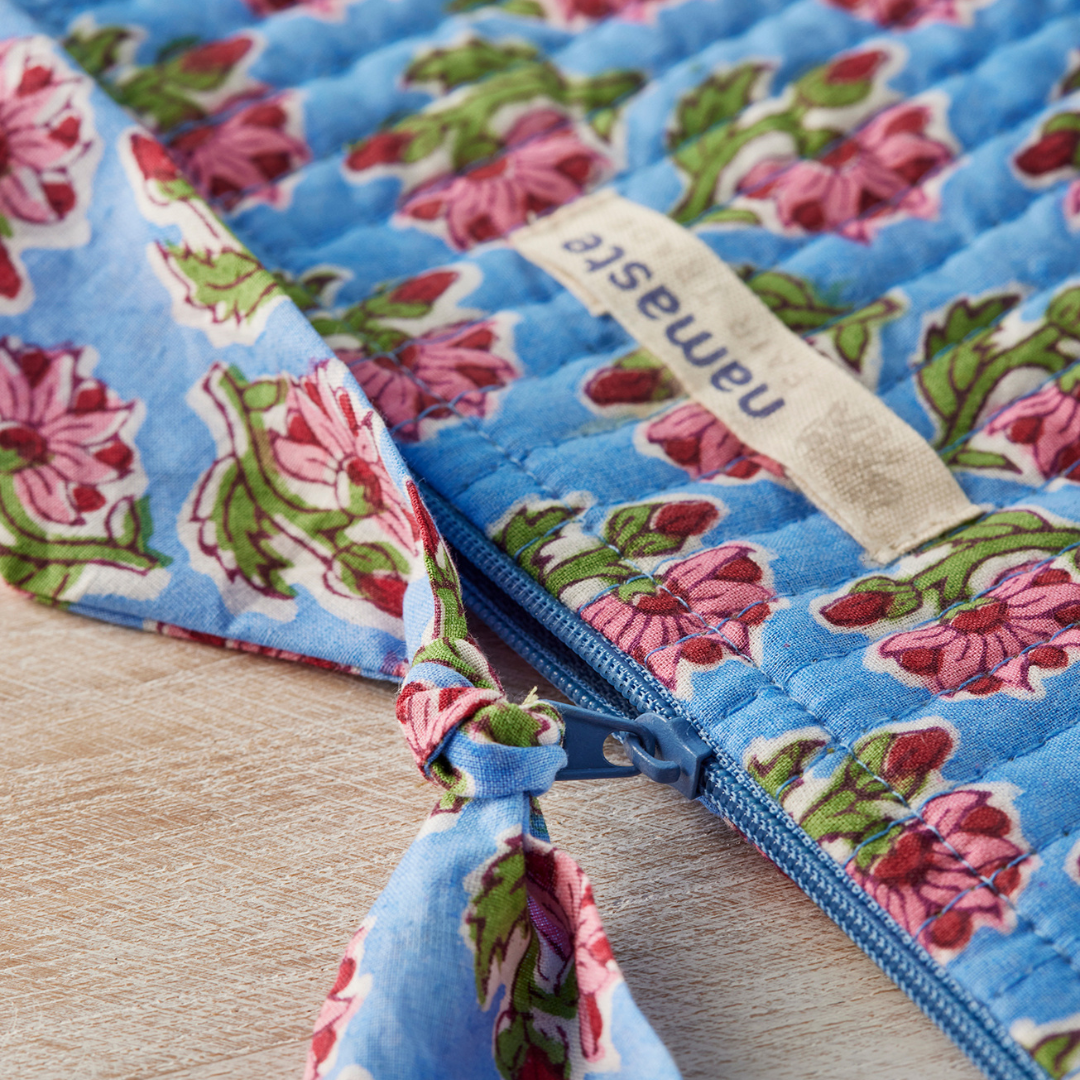 Taruni Block Print Pouch | Namaste