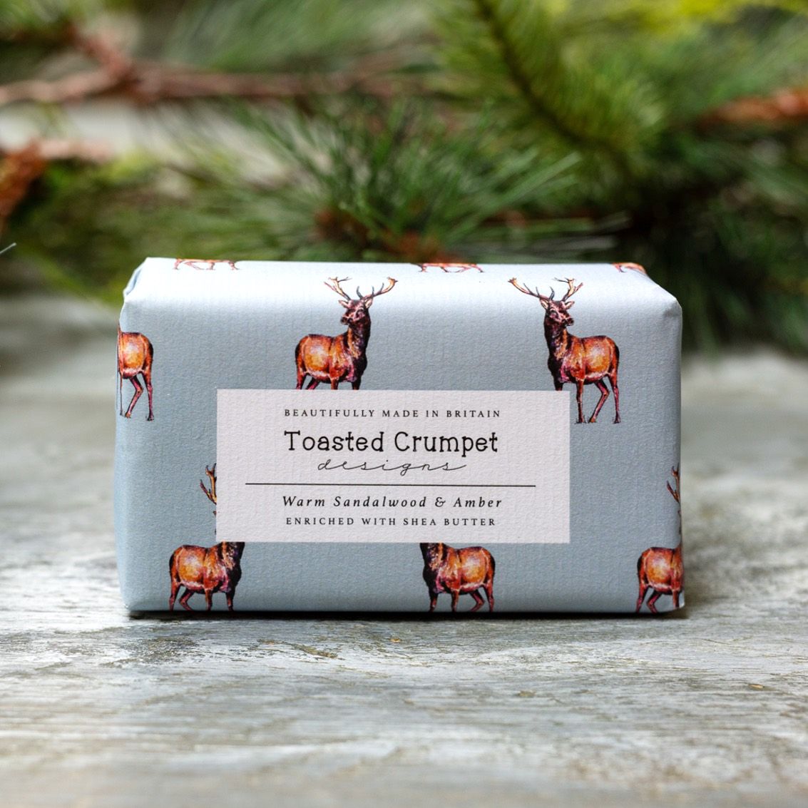 Warm Sandalwood & Amber | Luxury Soap