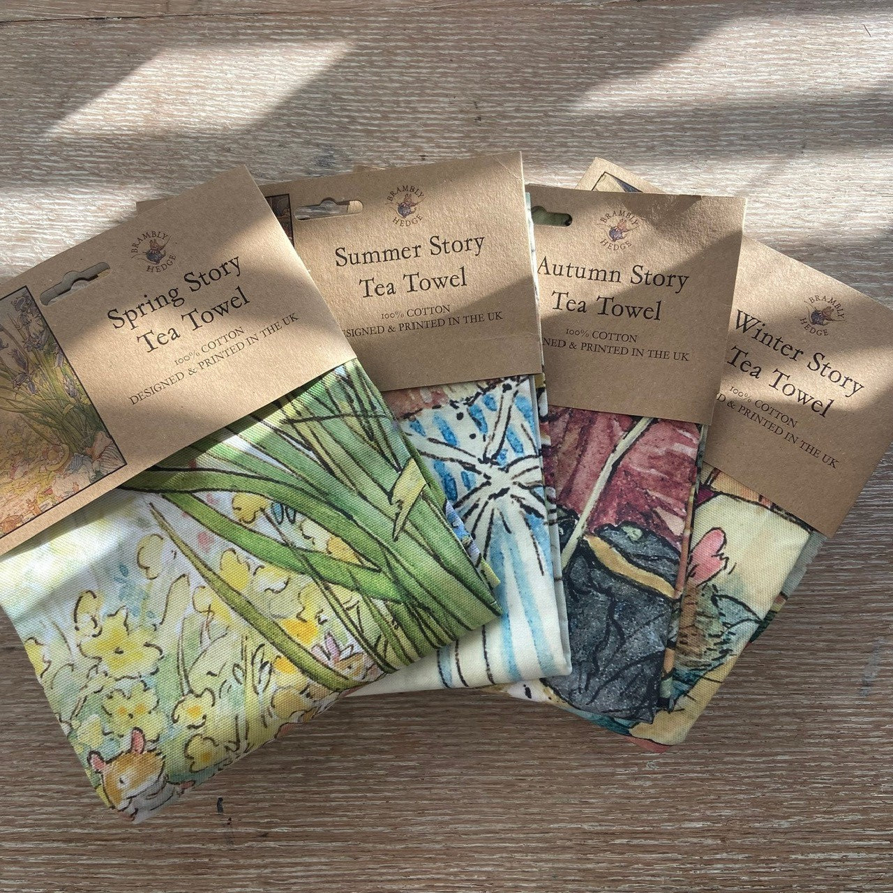 Winter Bramley Hedge | Tea towel