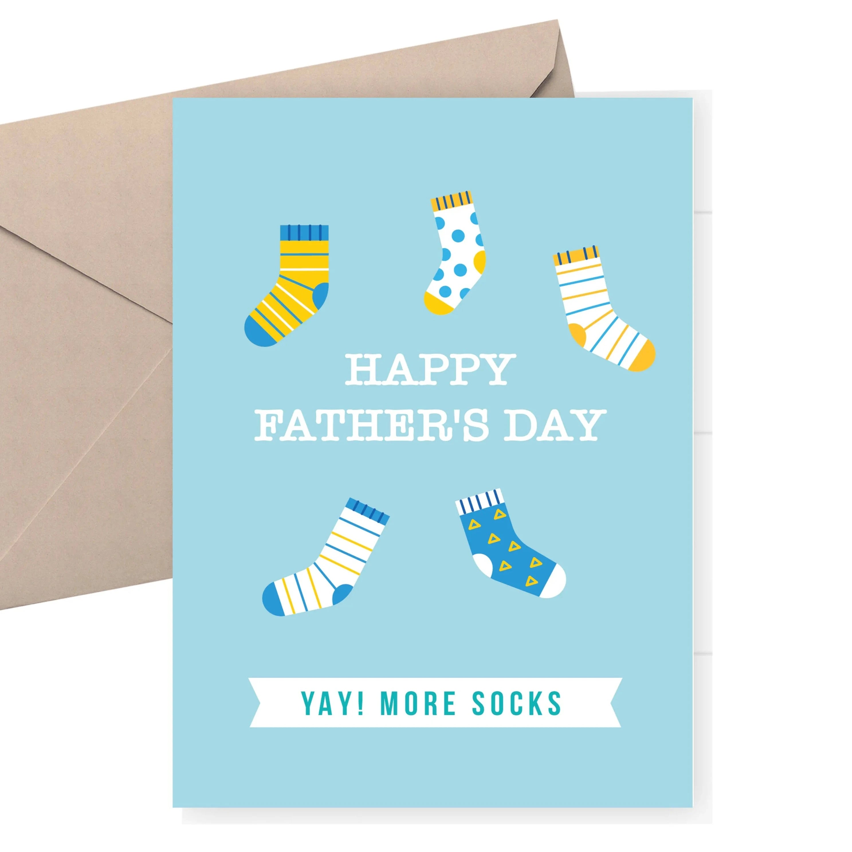 Yay more socks – Father’s Day Card