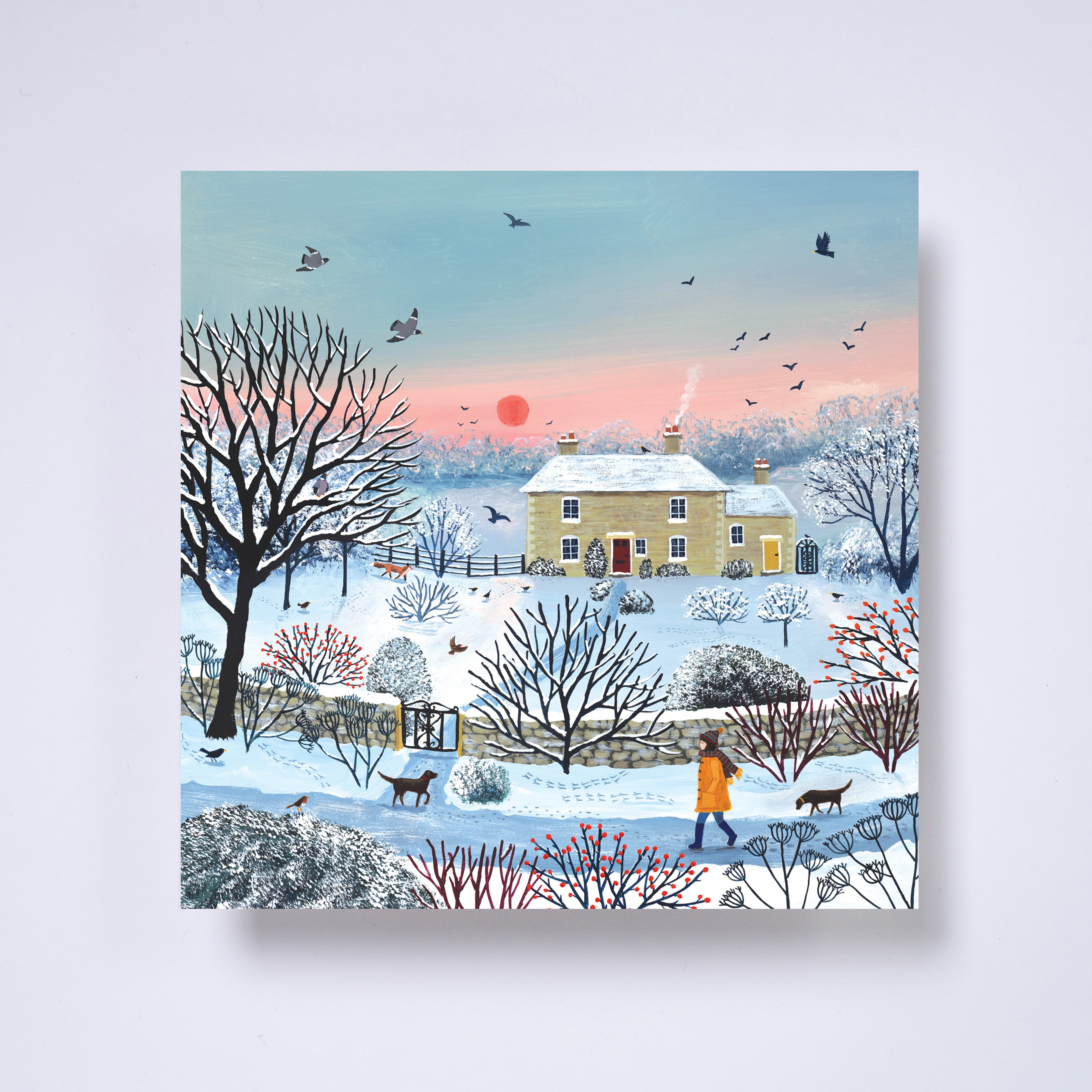 Midwinter walk - pack of 10 charity Christmas cards with envelopes