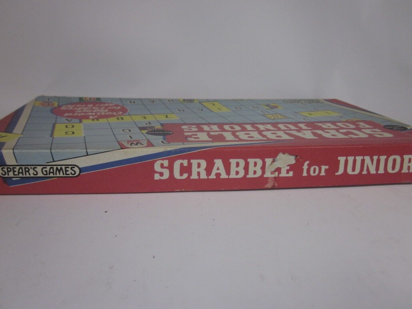 Vintage Scrabble For Juniors Board Game By Spears 1958 Complete Set