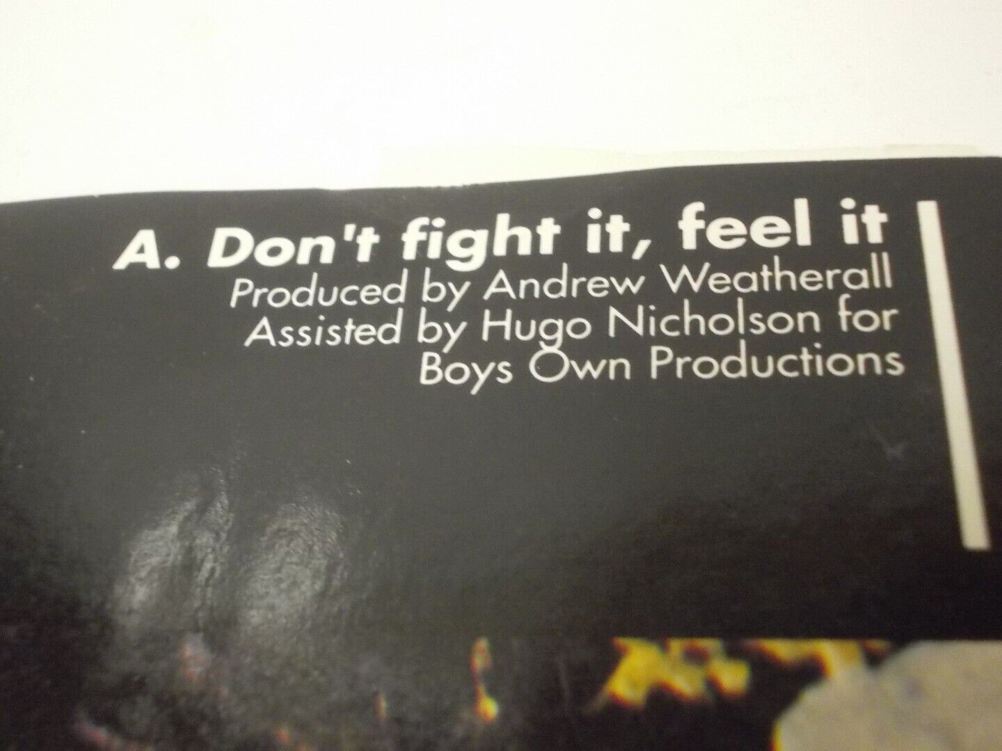 Primal Scream Featuring Denise Johnson Don't Fight It, Feel It Vinyl Record