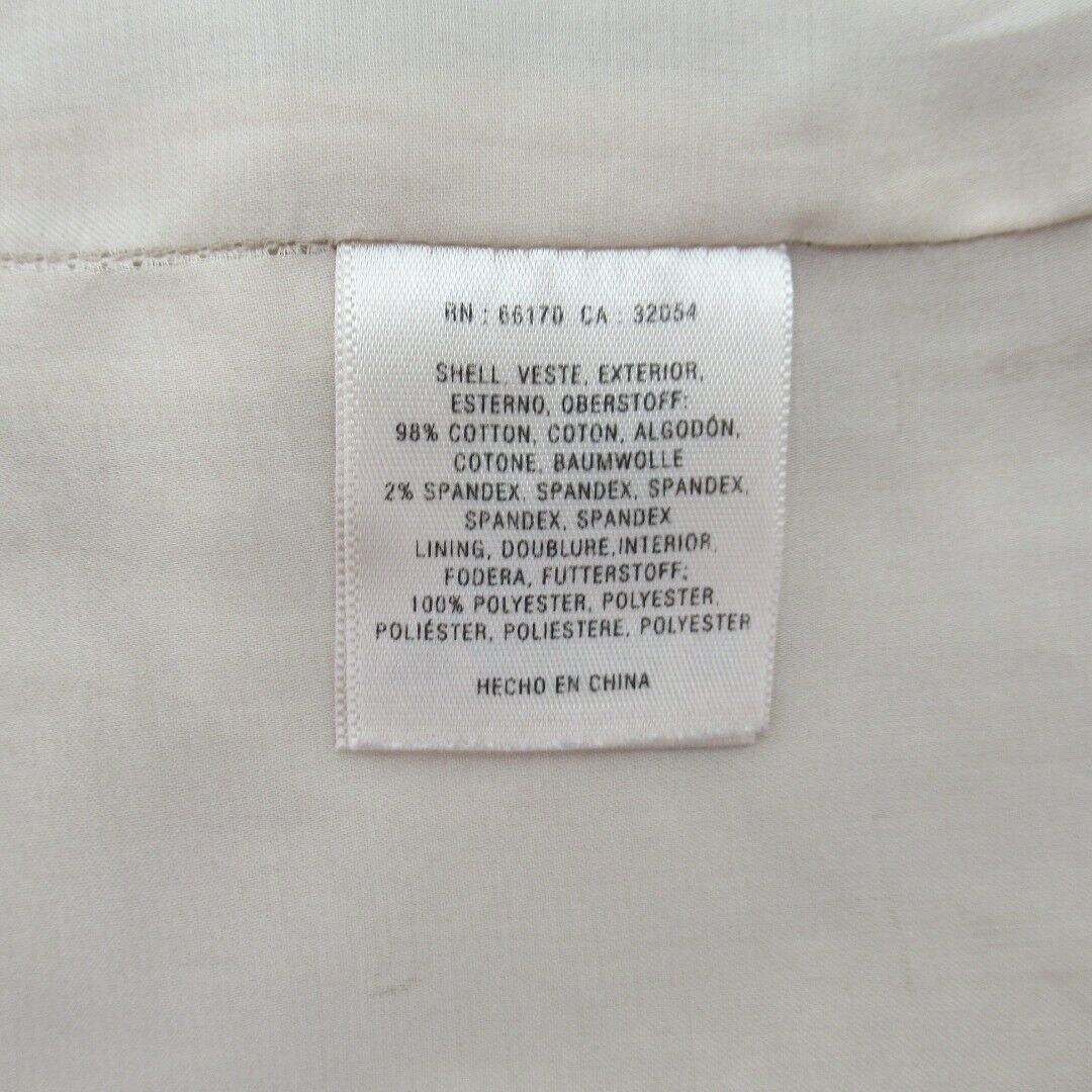 Maeve Skirt UK 6 Cotton Knee Length Mustard Moleskin Patterned Lined