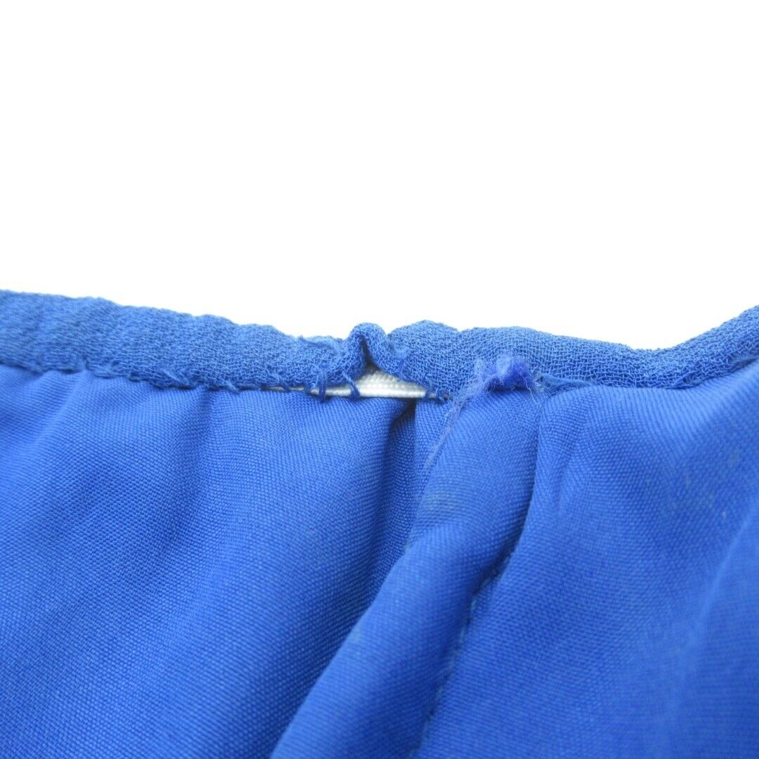 Top Shop Sequinned Corset Dress UK 8 Blue Short Sequins Sparkle Party Night Out