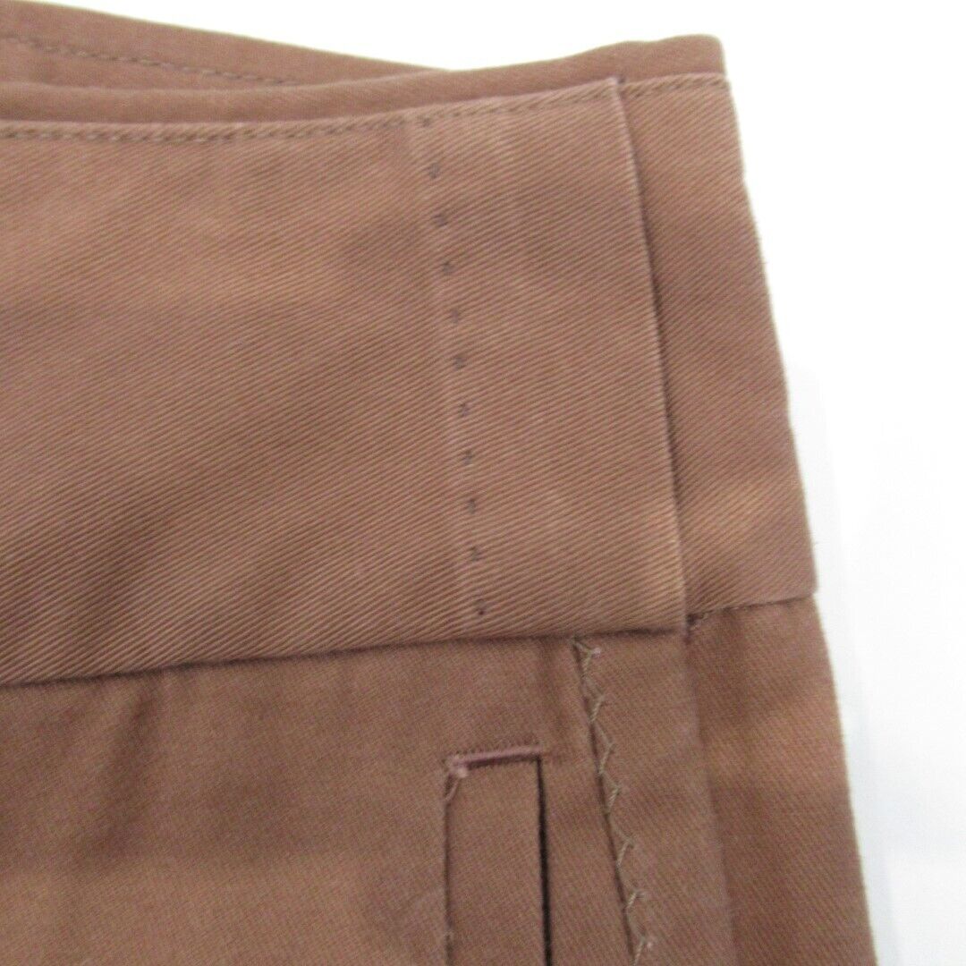 Paul Smith Boyfriend Chinos UK Large Brown Women's Trousers Cotton Part Lined