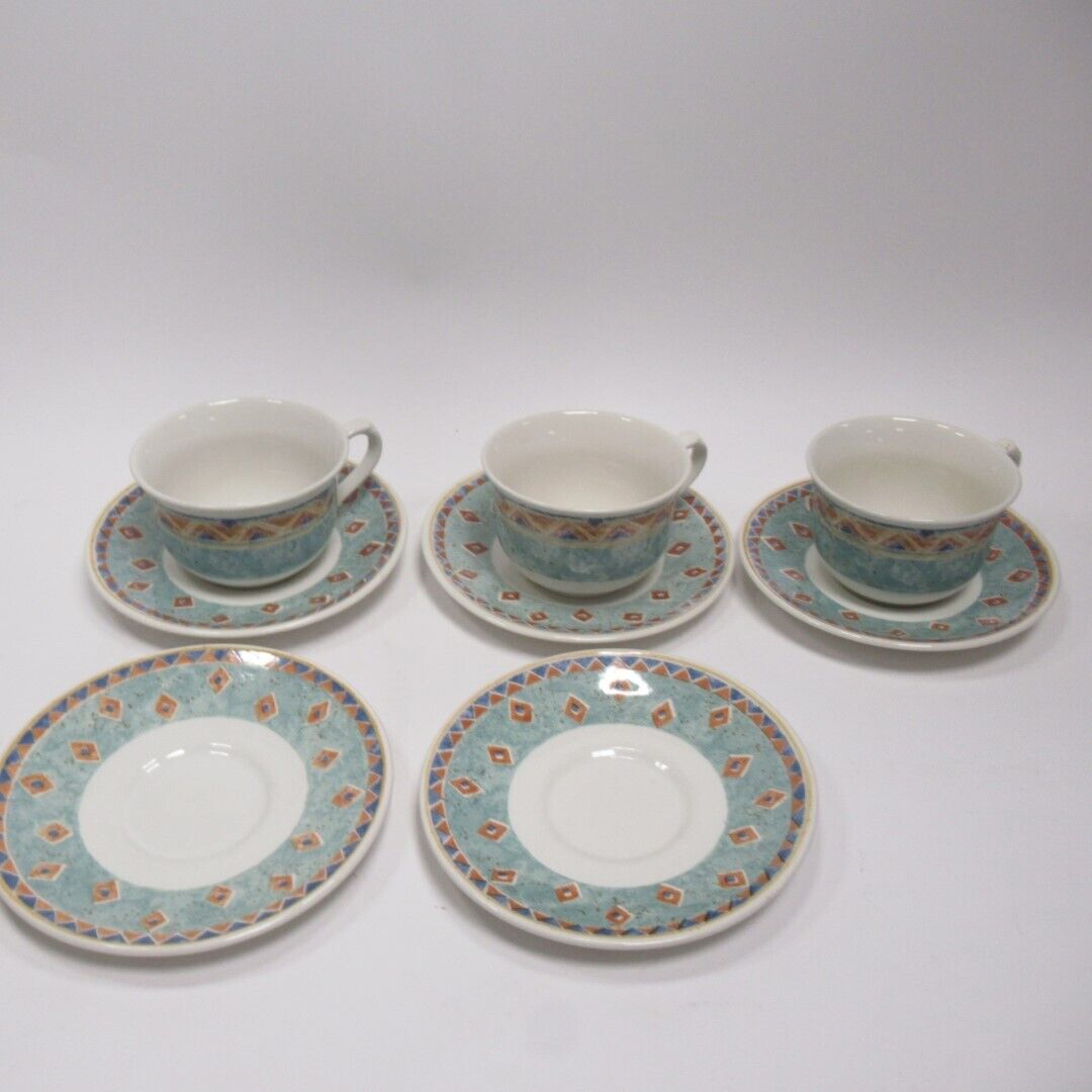 Cups and Saucers Bundle Churchill Jeff Banks Ports of Call Kabul Pottery[Lot 8]