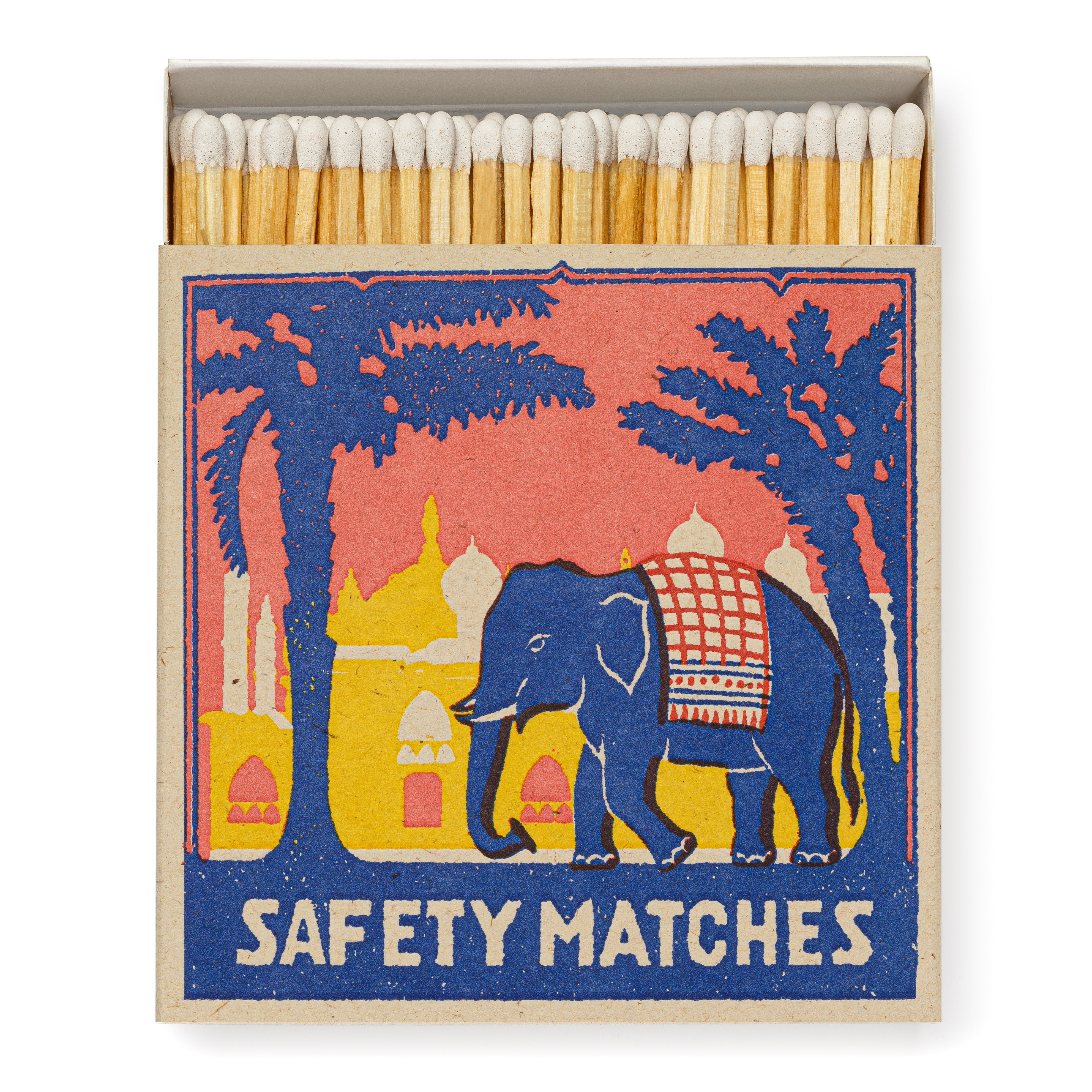 Archivist Elephant Match Box- 100 Long Matches
