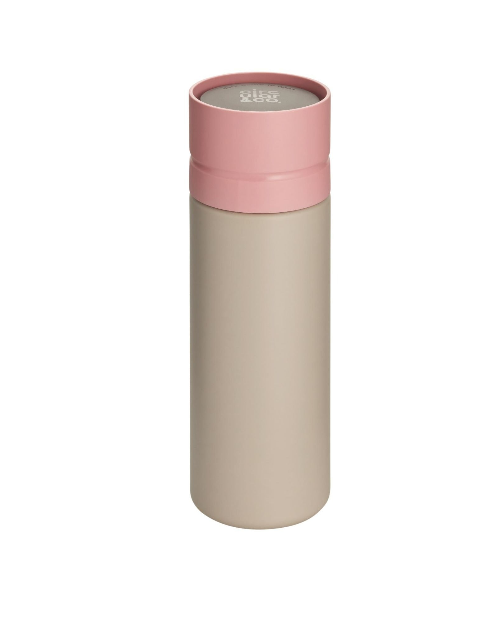 Circular & Co Pink & Beige Sustainable Reusable Water Bottle