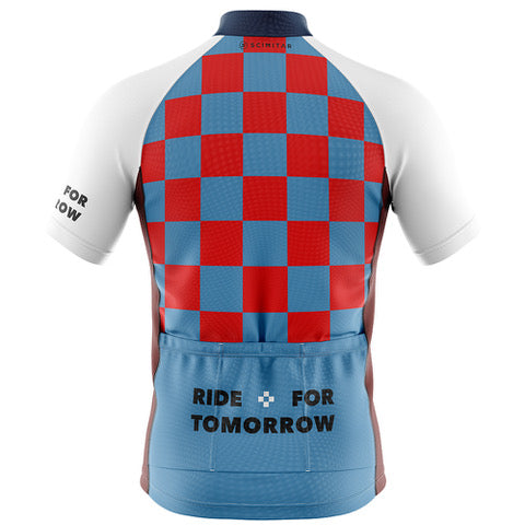 Daniel w. Fletcher limited edition unisex cycling jersey: Ride for tomorrow
