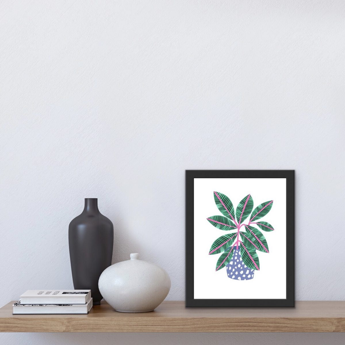 'Plant in Terrazzo Pot' A5 Print