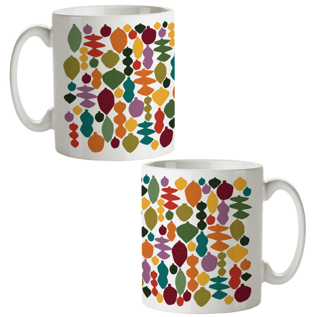 Colourful baubles mug - Lily Windsor Walker