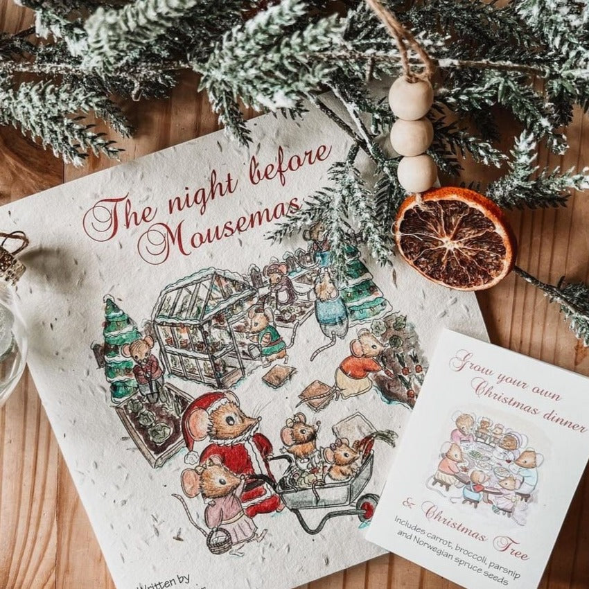 The Night Before Mousemas – Plantable Childrens Christmas Book