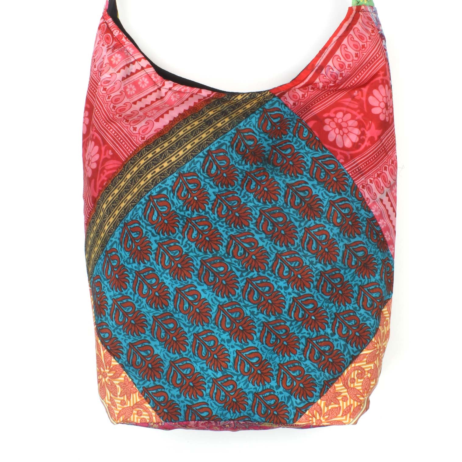 Recycled Sari Patchwork Shoulder Bag