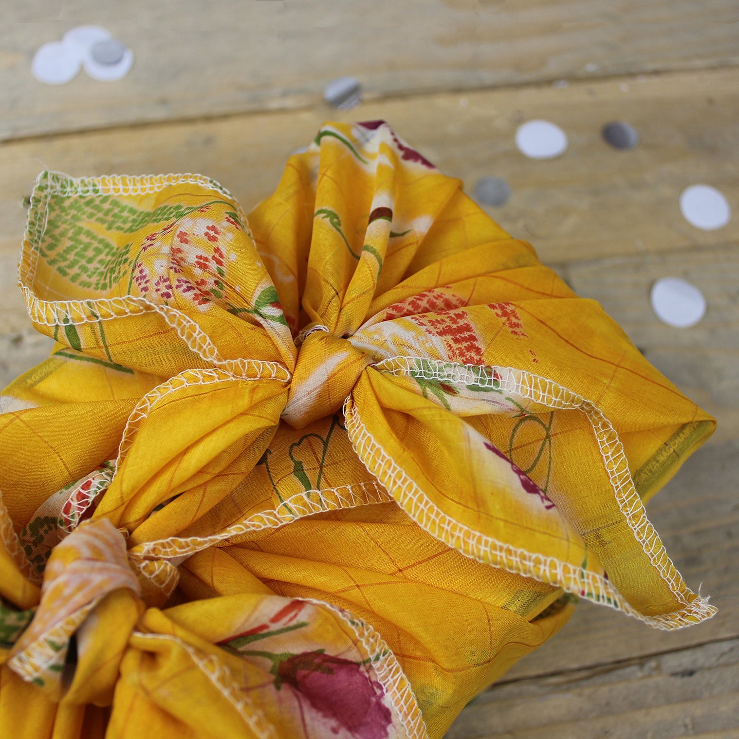 Recycled Sari Fabric Gift Wrap