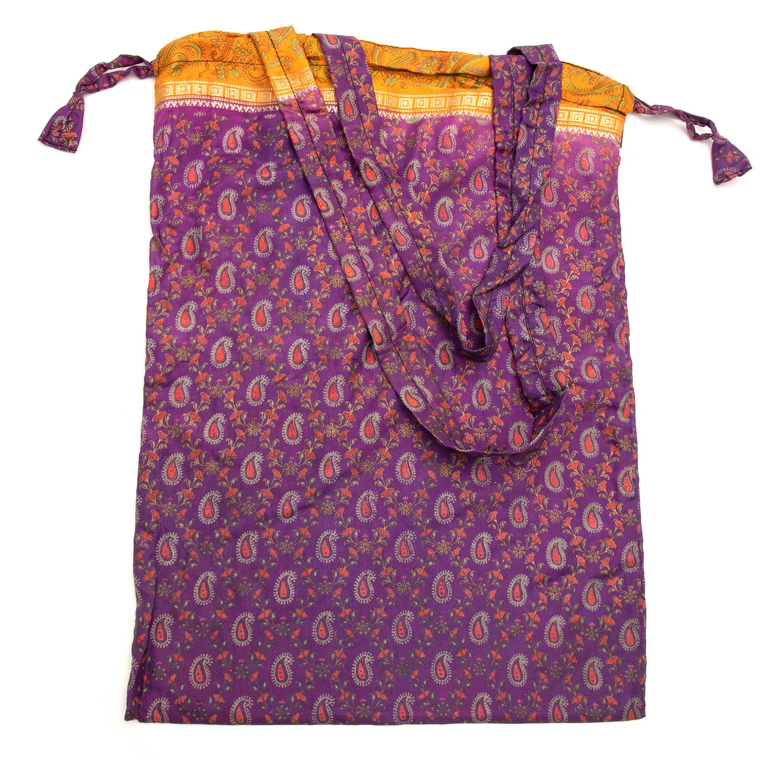 Recycled Sari Shopper Tote Bag