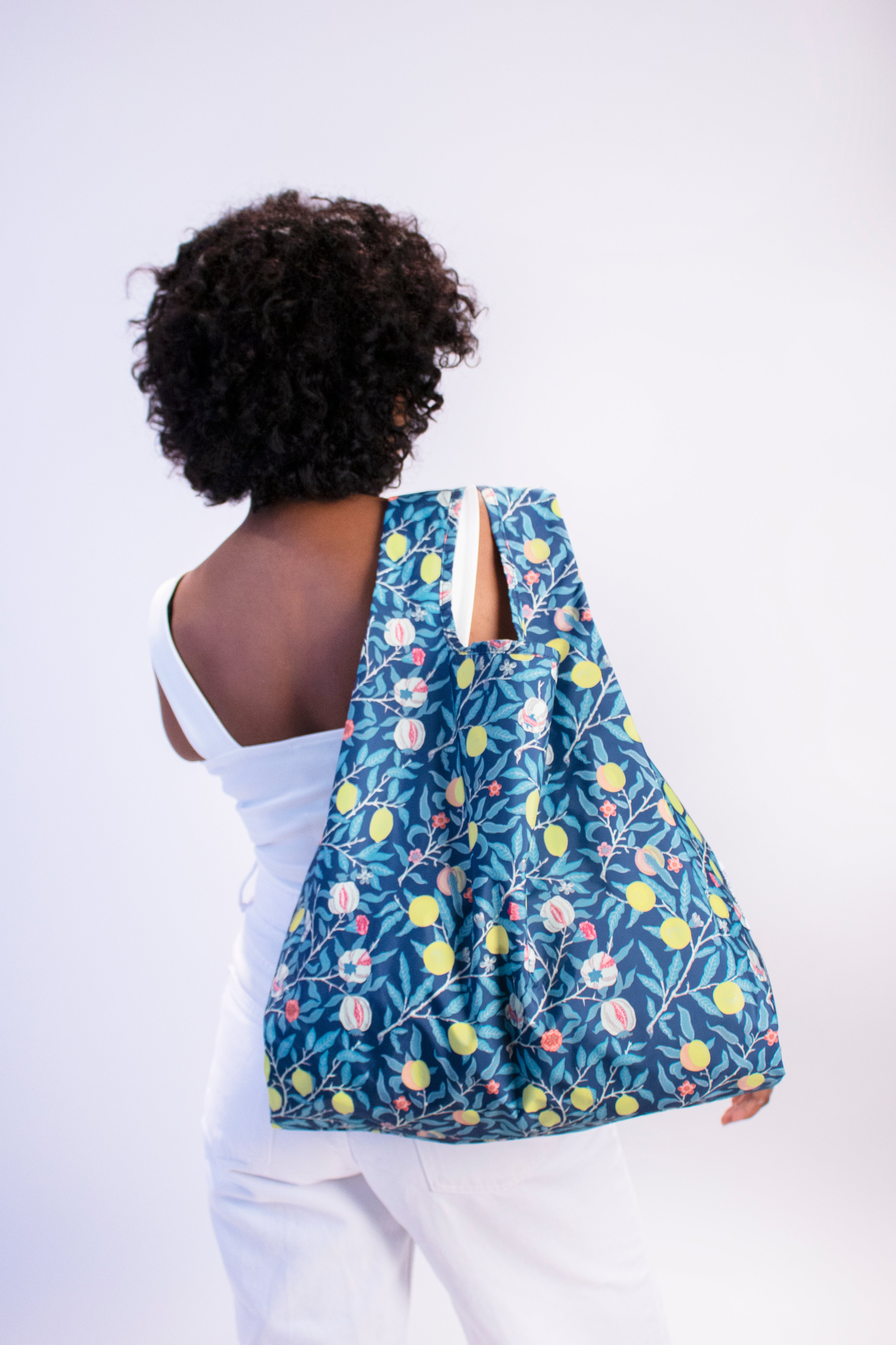 Kind Bag - William Morris- Recycled Packable Shopping Bag - Fruit