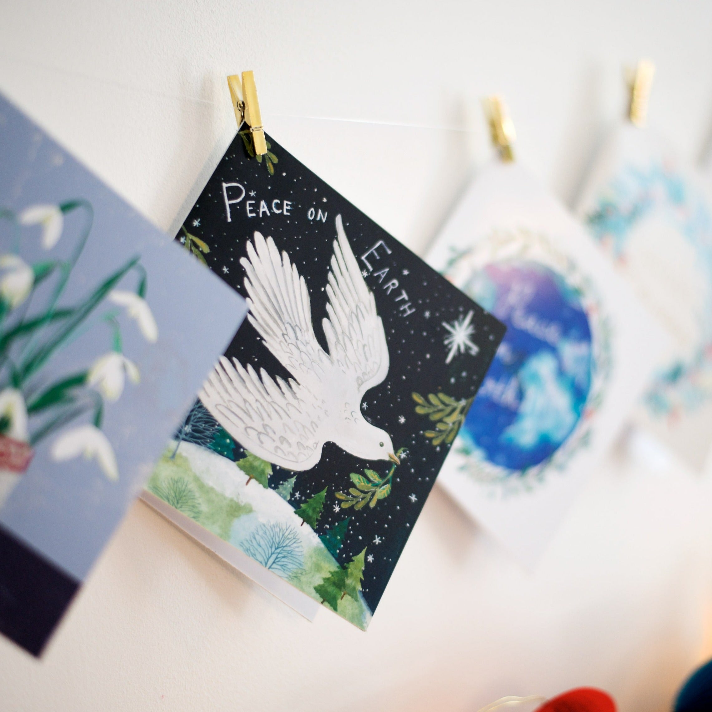 Peace on Earth Dove - Pack of 10 Charity Christmas Cards With Envelopes