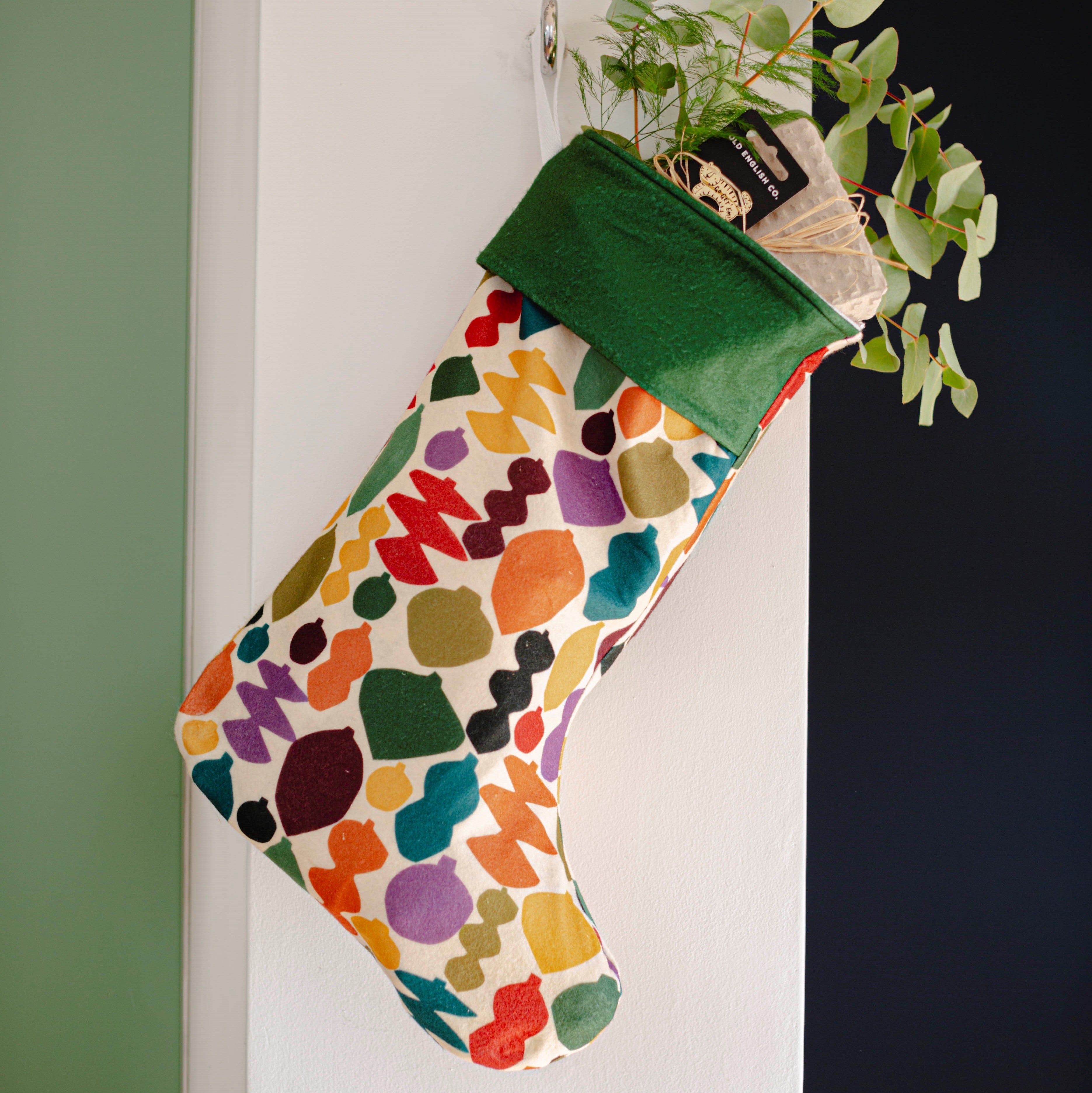 Colourful baubles stocking - Lily Windsor Walker