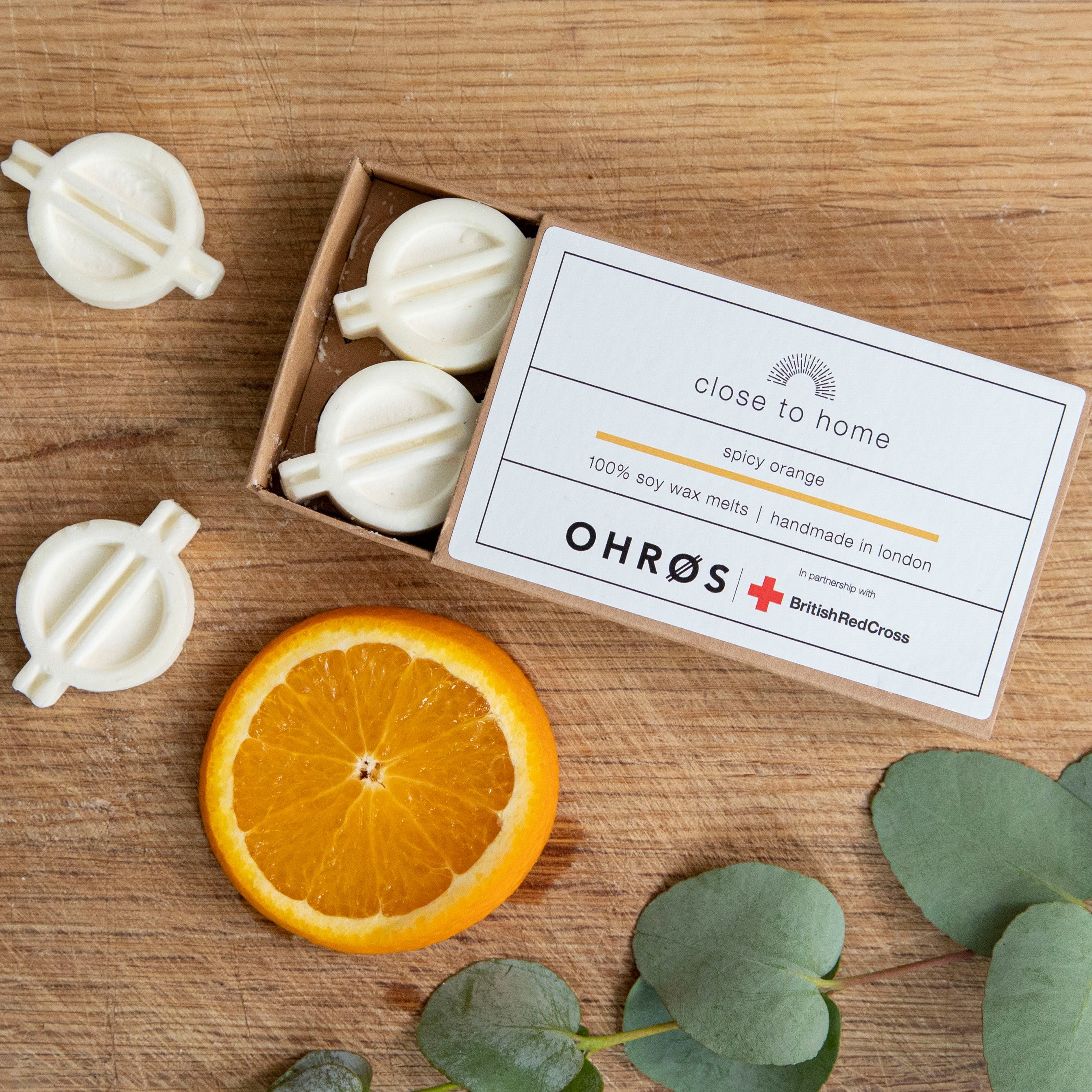 Designed by Refugees Spicy Orange Soy Wax Melts