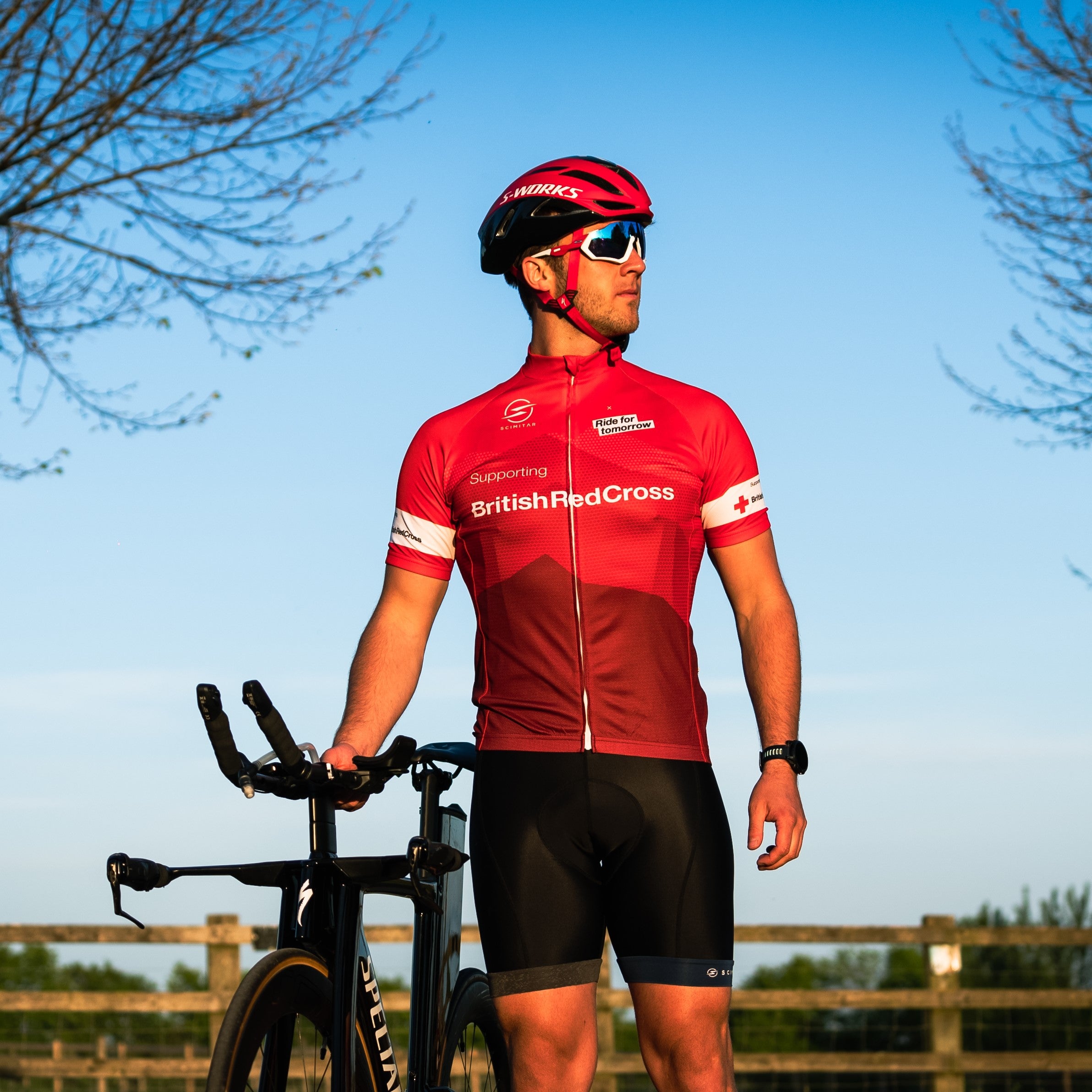 Ride for tomorrow recycled cycling jersey unisex