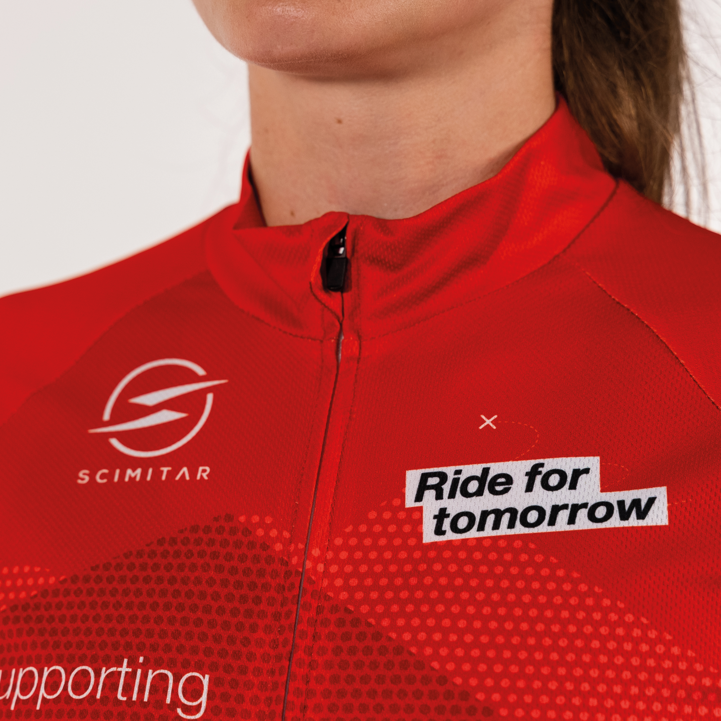 Ride for tomorrow recycled cycling jersey - women's fit