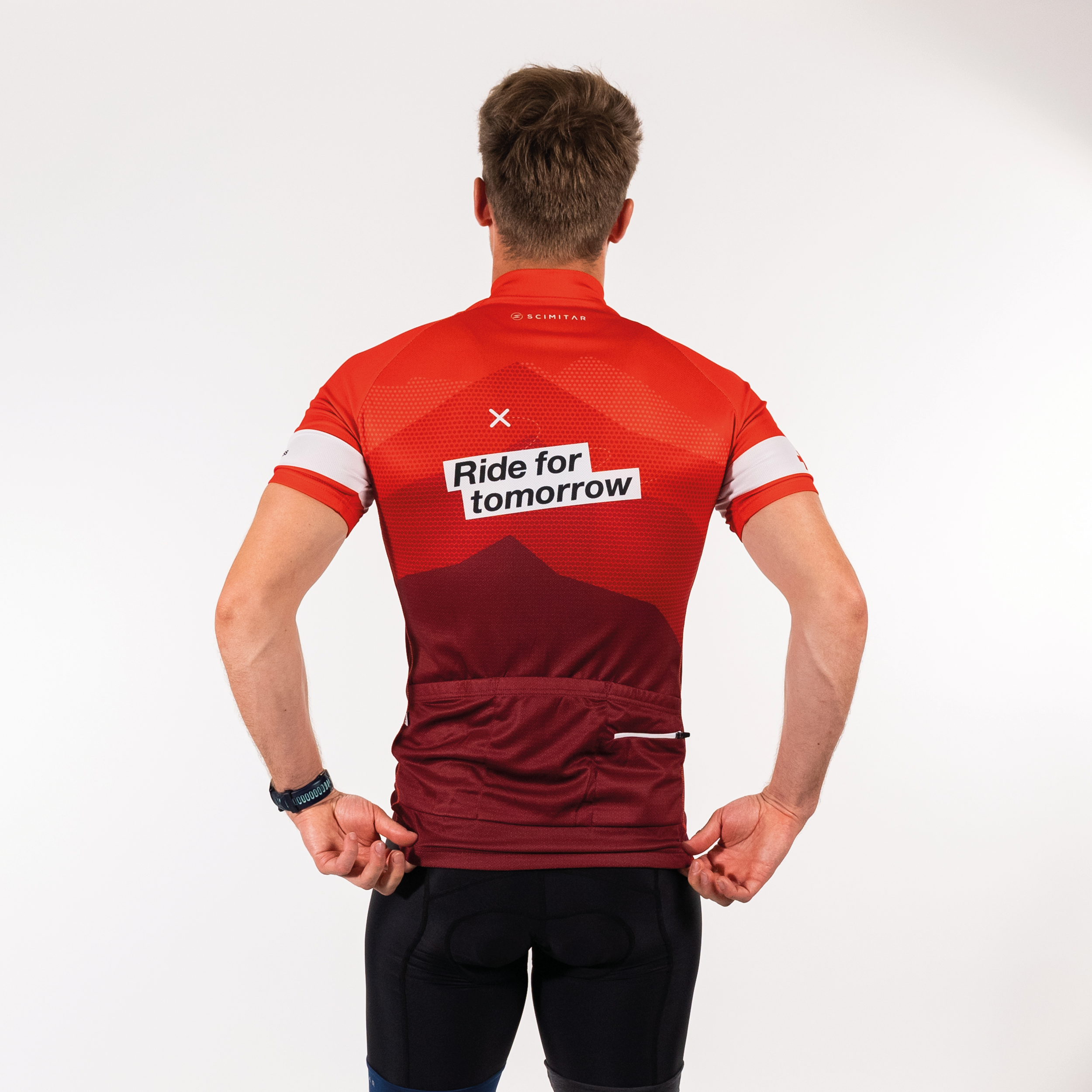 Ride for tomorrow recycled cycling jersey - unisex