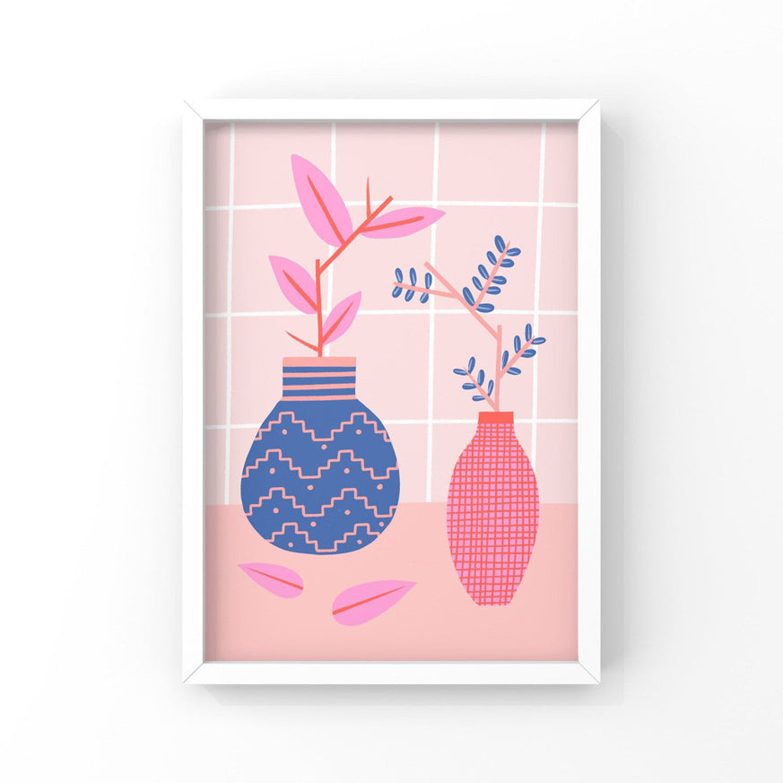 'Vases' A5 Print