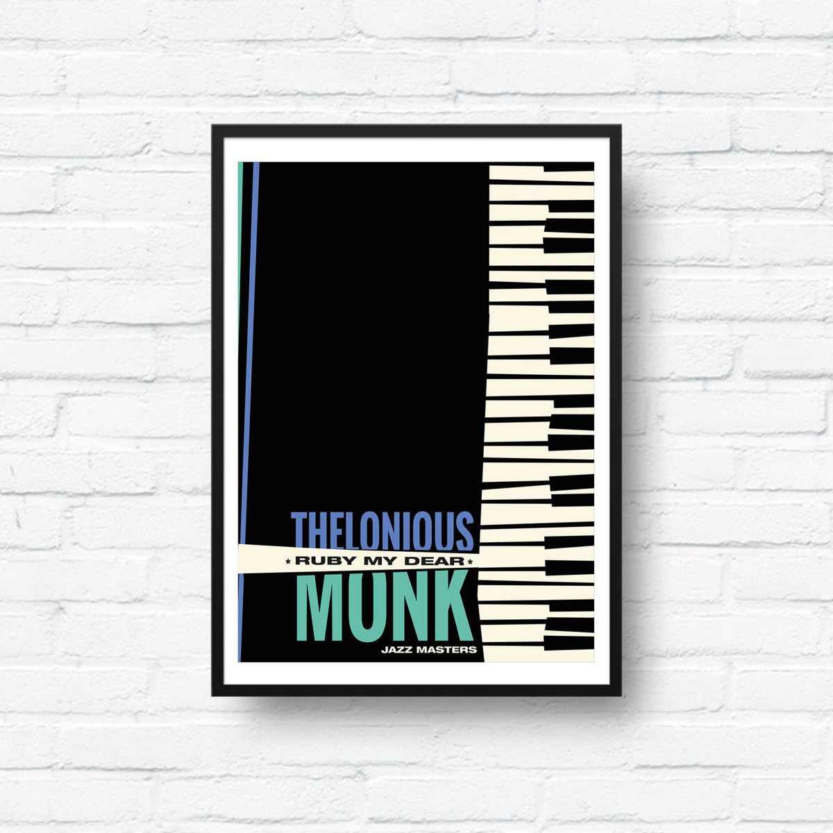 Thelonious Monk Ruby My Dear screen print